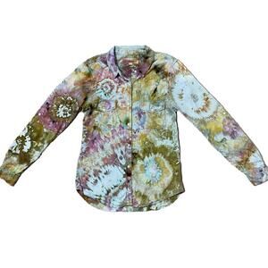 REFRESHED- Young Hearts Run Free Hand Dyed Shirt Size Small